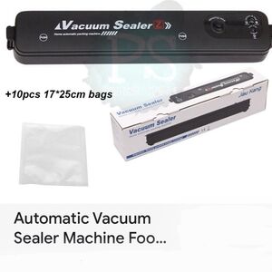 Black Vacuum Sealer Machine